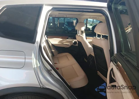 2013 BMW X3 xDrive28I из США, поврежденный, VIN 5UXWX9C5XD0D00721